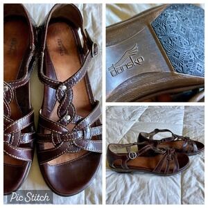 Dansko Brown Leather Sandals